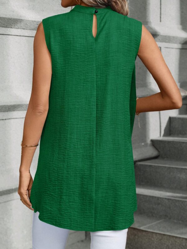 Blusa de Verano Texturizada y Asimétrica sin Mangas - Image 24