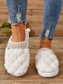 Pantuflas Térmicas Forradas con Suela Gruesa Antideslizante