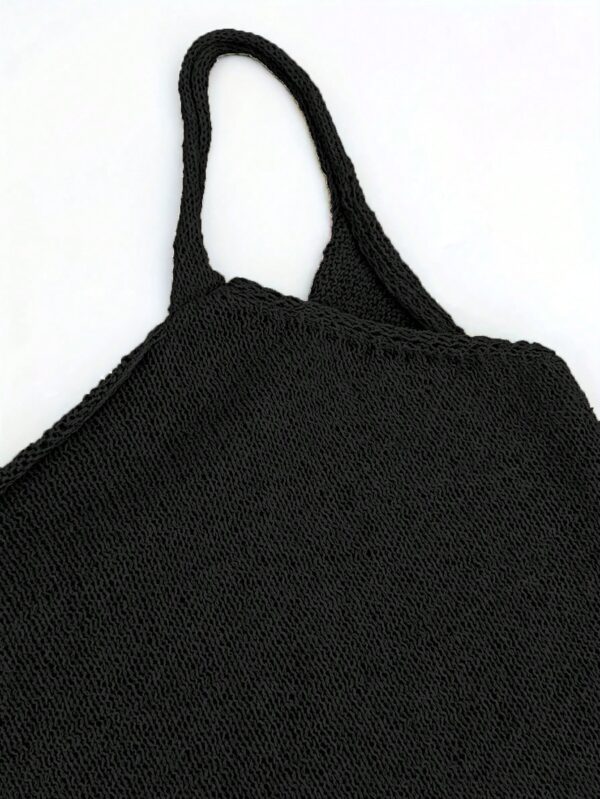 Vestido de Punto Veraniego con Cordón Lateral y Tirantes - Image 5