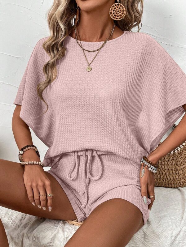 Conjunto de Verano Casual con Top Manga Murciélago y Shorts - Image 35