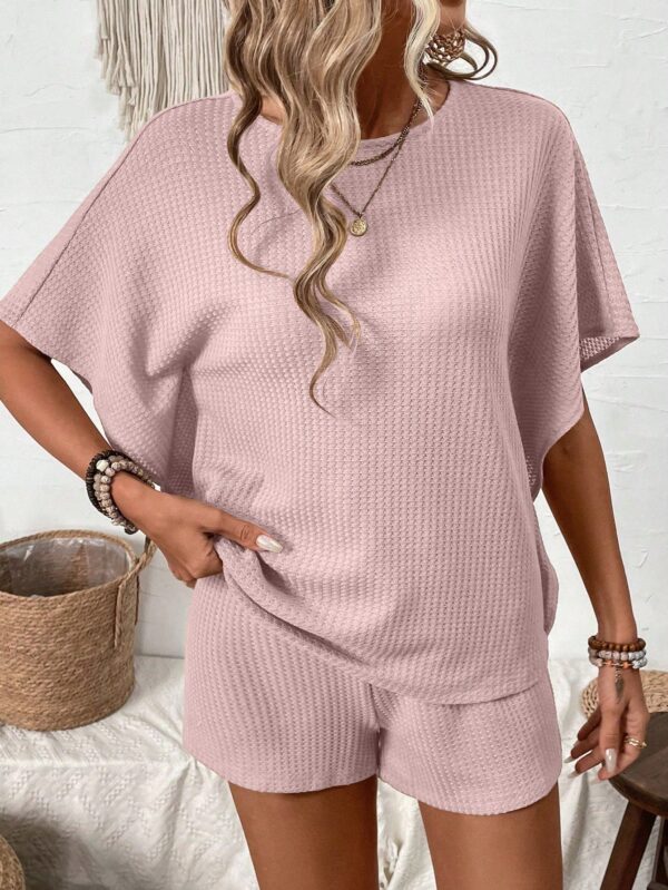 Conjunto de Verano Casual con Top Manga Murciélago y Shorts - Image 38