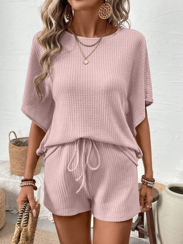 Conjunto de Verano Casual con Top Manga Murciélago y Shorts - Image 39