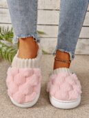 Pantuflas Térmicas Forradas con Suela Gruesa Antideslizante