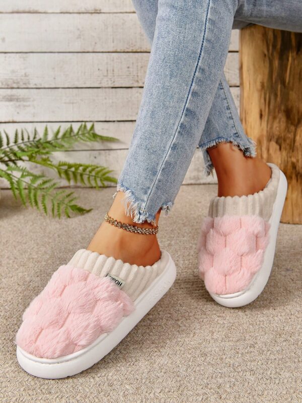 Pantuflas Térmicas Forradas con Suela Gruesa Antideslizante - Image 3