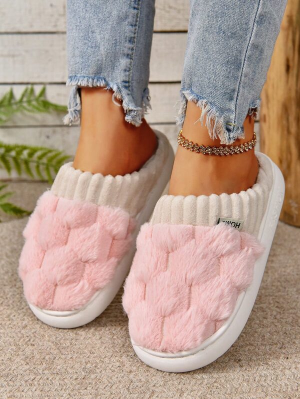 Pantuflas Térmicas Forradas con Suela Gruesa Antideslizante - Image 4