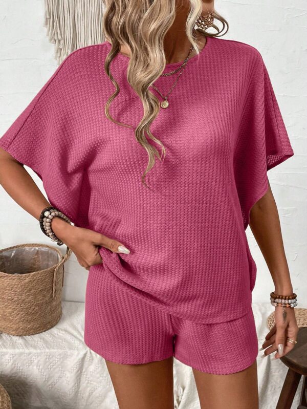 Conjunto de Verano Casual con Top Manga Murciélago y Shorts - Image 31