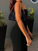 Mono de Verano Sin Tirantes con Pierna Ancha para Mujer