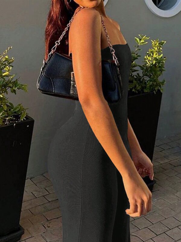 Mono de Verano Sin Tirantes con Pierna Ancha para Mujer - Image 14