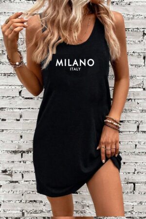 Vestido de Verano Casual con Estampado Milanes