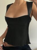 Top Elegante de Tirantes Anchos para Verano