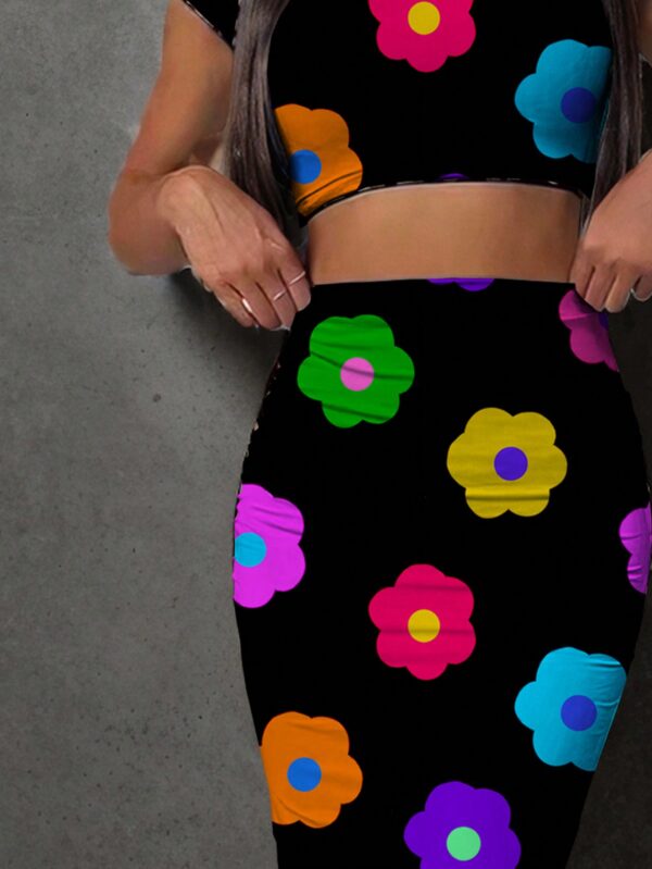 Set de Top y Falda Larga Estampado Floral Casual - Image 10