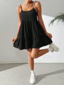 Vestido Casual Sin Espalda con Tirantes Finos