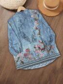 Camisa de Estilo Boho con Estampado Floral Vintage