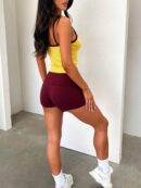 Set de Verano Bicolor Top Halter & Shorts