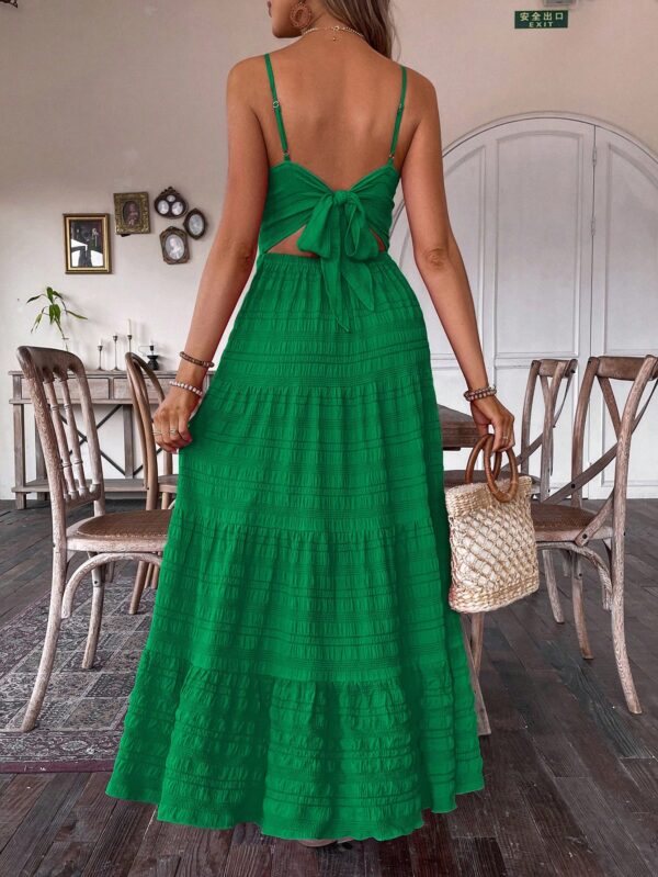 Vestido Boho Elegante Espalda Descubierta con Tirantes - Image 59