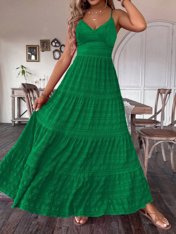 Vestido Boho Elegante Espalda Descubierta con Tirantes - Image 60