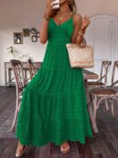 Vestido Boho Elegante Espalda Descubierta con Tirantes
