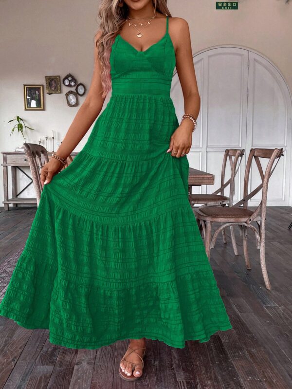 Vestido Boho Elegante Espalda Descubierta con Tirantes - Image 62