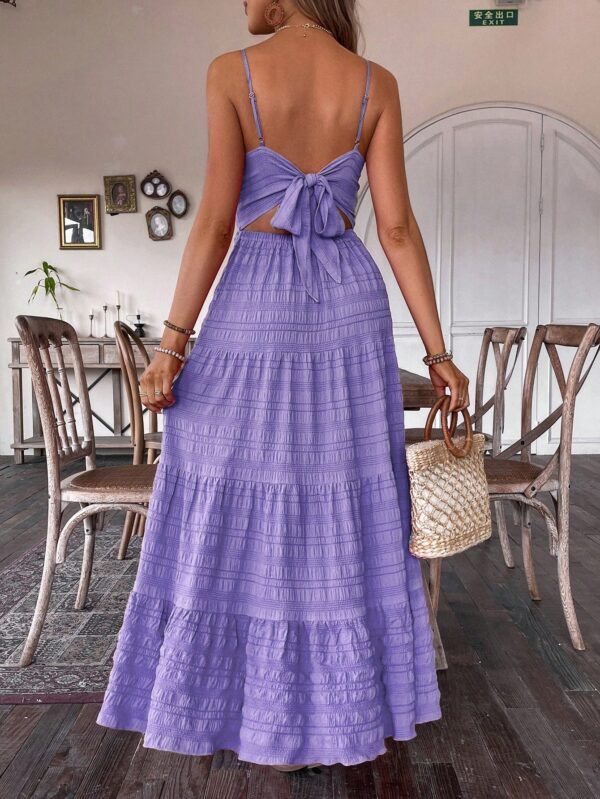 Vestido Boho Elegante Espalda Descubierta con Tirantes - Image 52