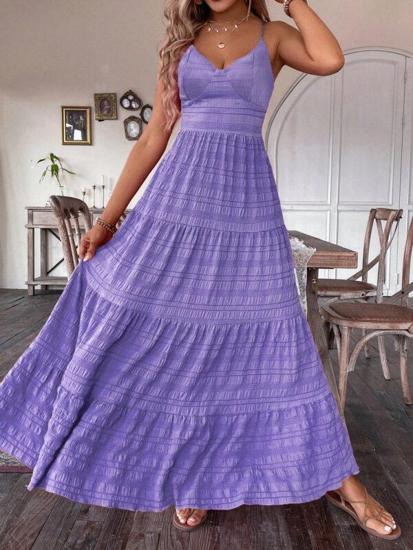 Vestido Boho Elegante Espalda Descubierta con Tirantes - Image 53