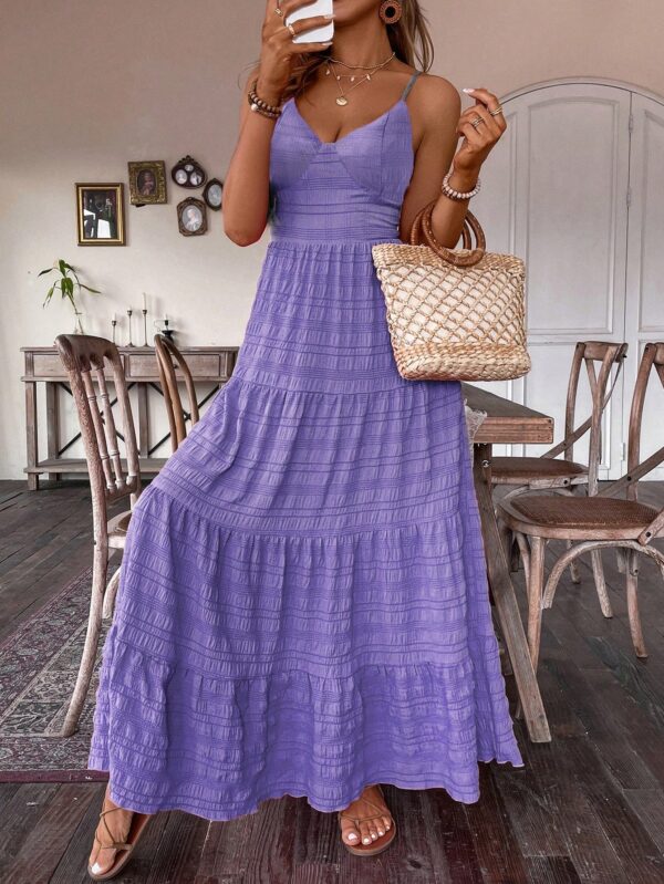 Vestido Boho Elegante Espalda Descubierta con Tirantes - Image 55