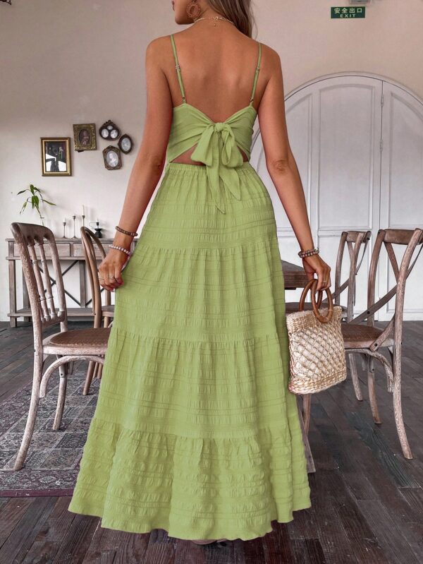 Vestido Boho Elegante Espalda Descubierta con Tirantes - Image 38