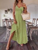Vestido Boho Elegante Espalda Descubierta con Tirantes