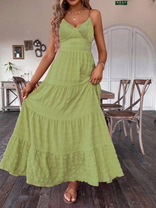 Vestido Boho Elegante Espalda Descubierta con Tirantes - Image 40