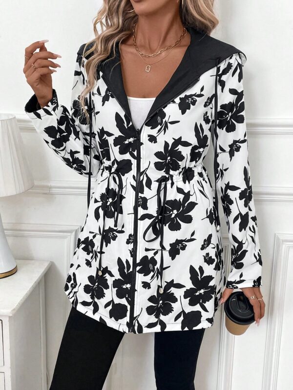 Chaqueta Reversible con Capucha Estampado Leopardo - Image 21