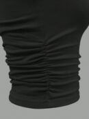 Top Elegante Asimétrico con Ruche para Salir