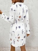 Vestido Camisero Floral de Otoño/Invierno Versátil y Elegante