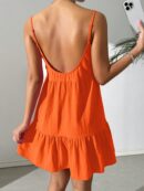 Vestido Casual Sin Espalda con Tirantes Finos