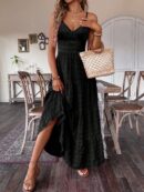 Vestido Boho Elegante Espalda Descubierta con Tirantes