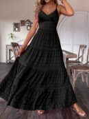 Vestido Boho Elegante Espalda Descubierta con Tirantes