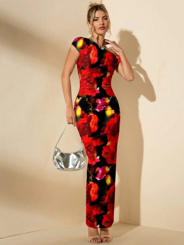 Vestido Largo Asimétrico Elegante Ajustado - Image 31