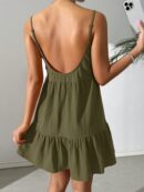 Vestido Casual Sin Espalda con Tirantes Finos