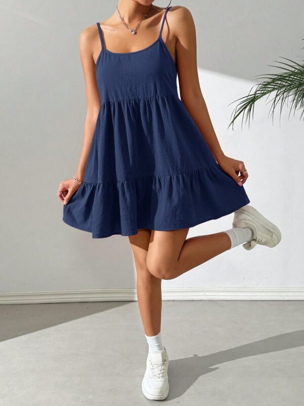 Vestido Casual Sin Espalda con Tirantes Finos - Image 94