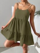 Vestido Casual Sin Espalda con Tirantes Finos