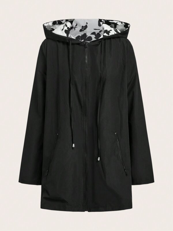 Chaqueta Reversible con Capucha Estampado Leopardo - Image 26
