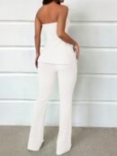 Conjunto Bandeau y Falda Maxi con Abertura Lateral