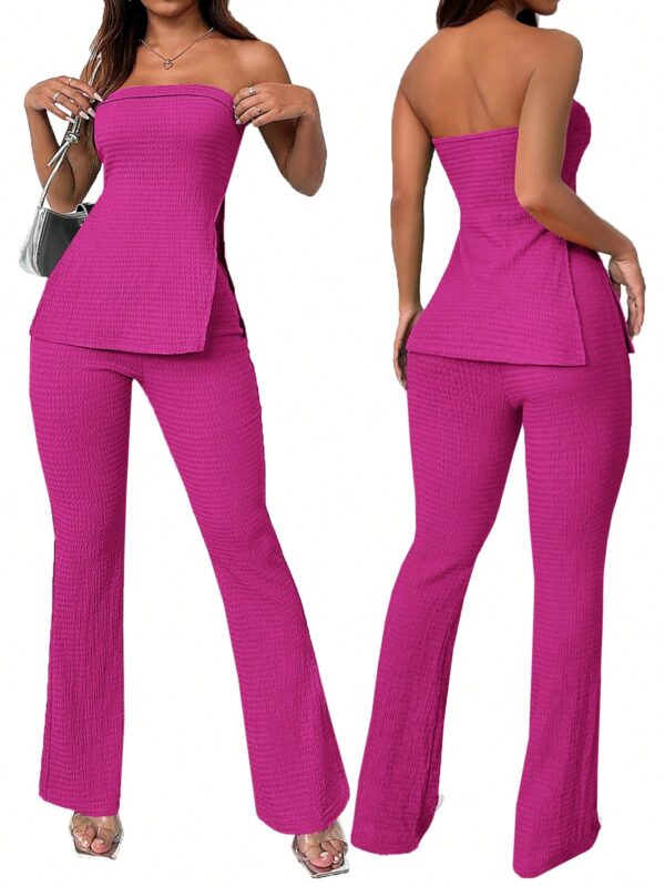 Conjunto Bandeau y Falda Maxi con Abertura Lateral - Image 86