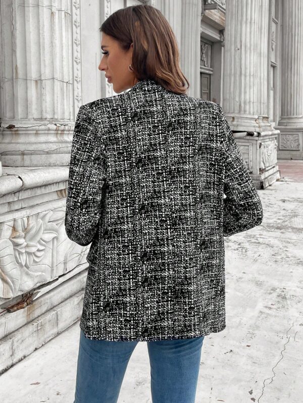 Blazer Casual para Mujer con Manga Ajustable y Botón Único - Image 14
