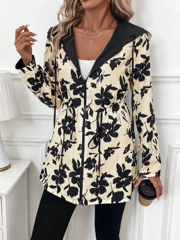 Chaqueta Reversible con Capucha Estampado Leopardo - Image 33