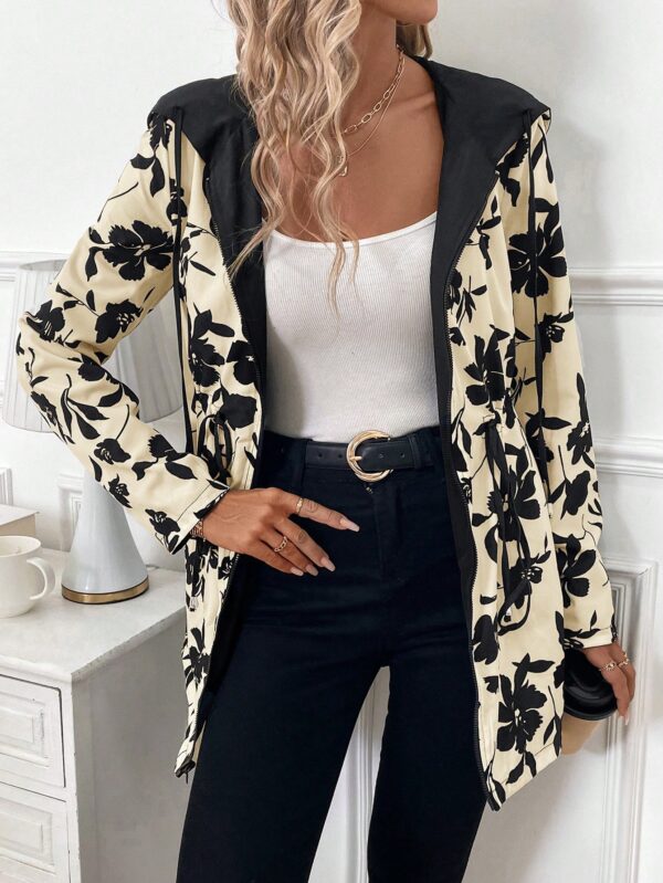 Chaqueta Reversible con Capucha Estampado Leopardo - Image 38
