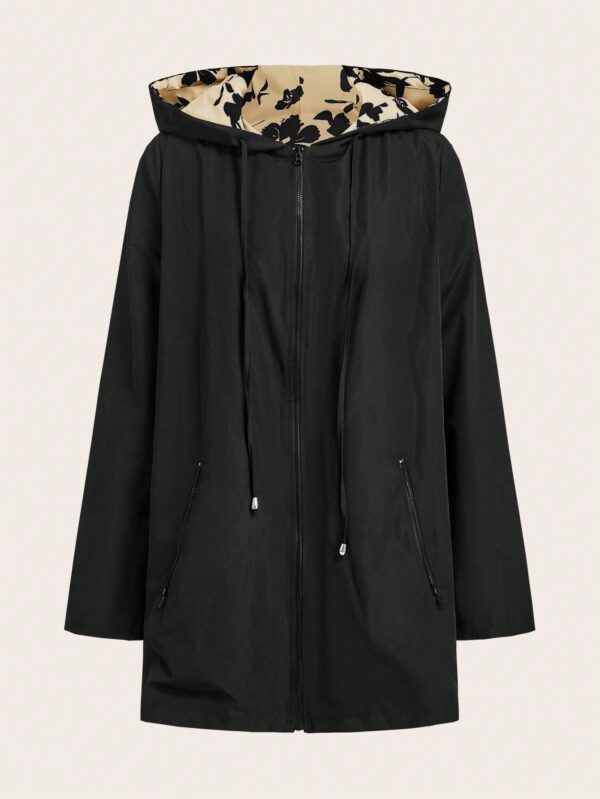 Chaqueta Reversible con Capucha Estampado Leopardo - Image 39