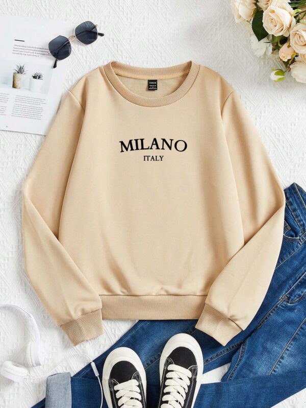 Buzo Casual con Estampado de Milán y Manga Larga - Image 37