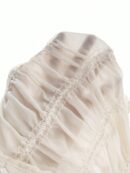 Top Camisola Acordonado con Volantes y Transparencia Semi-Sheer