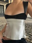 Top Elegante de Tirantes Anchos para Verano