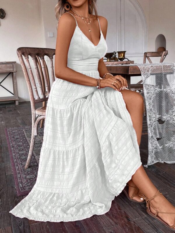 Vestido Boho Elegante Espalda Descubierta con Tirantes - Image 15