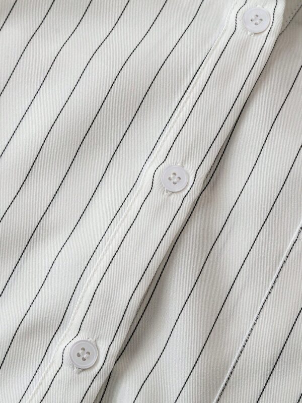 Camisa Casual Manga Larga con Bolsillo y Hombros Caídos - Image 31